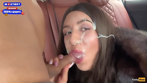 Mature slut sucks cock and fucks