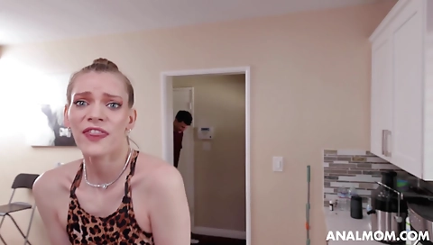 Sexy blonde slutty sock gets fucked on a hard