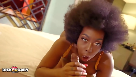 Hot blonde milf with huge tits and a creampie