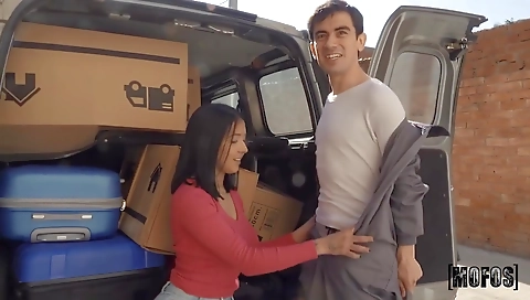 Horny couple fuck each other on cam