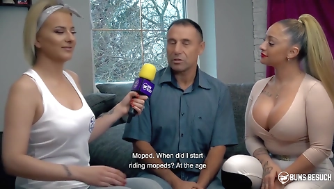 Spying and sexy fuck with a girl