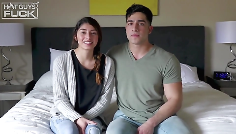 Super-hot chick fucking and taking facial